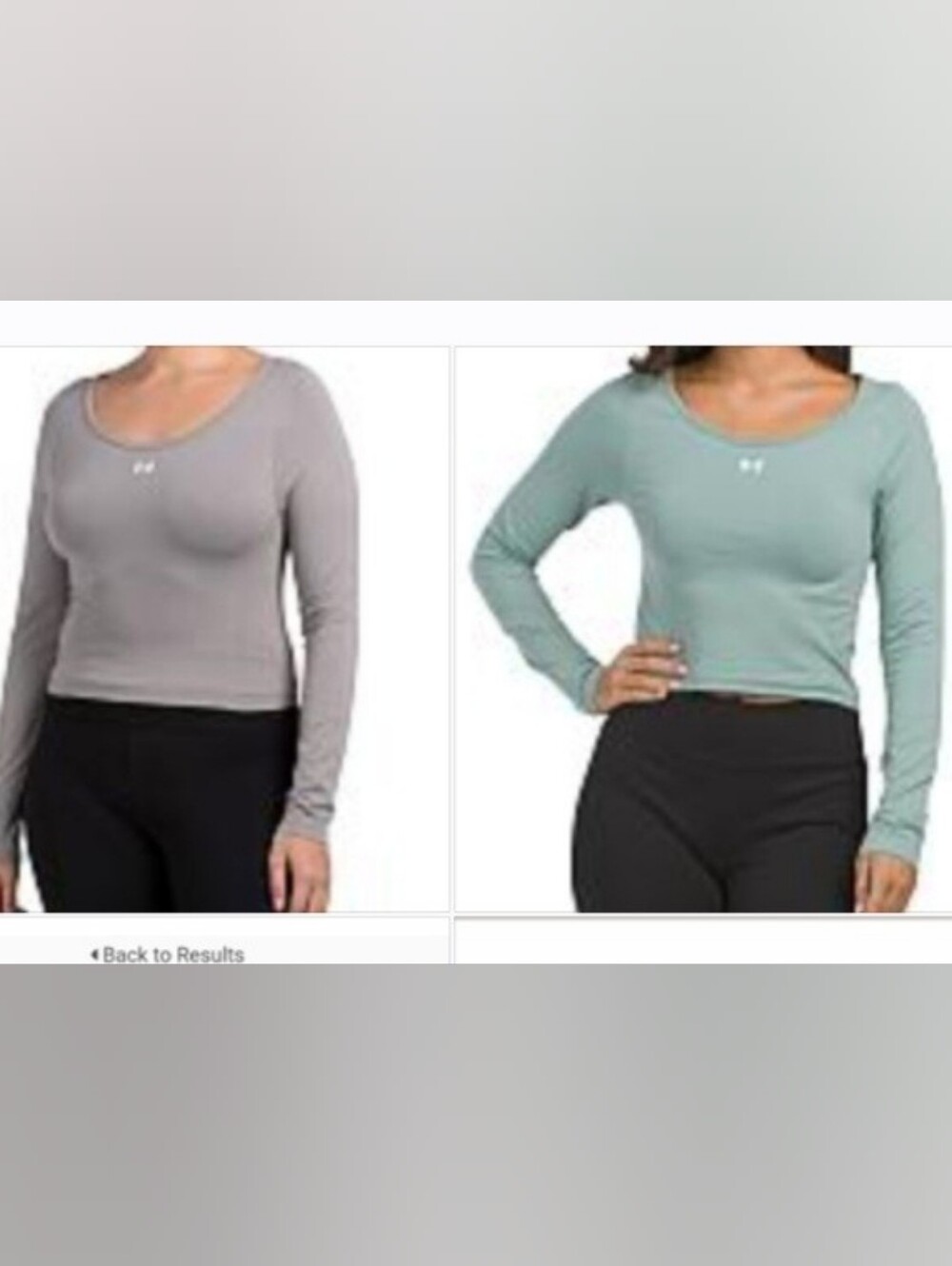 Set of Two NWT Under Armour Vanish Lobf-Sleeved Scoop Neck Tops ■ Size L